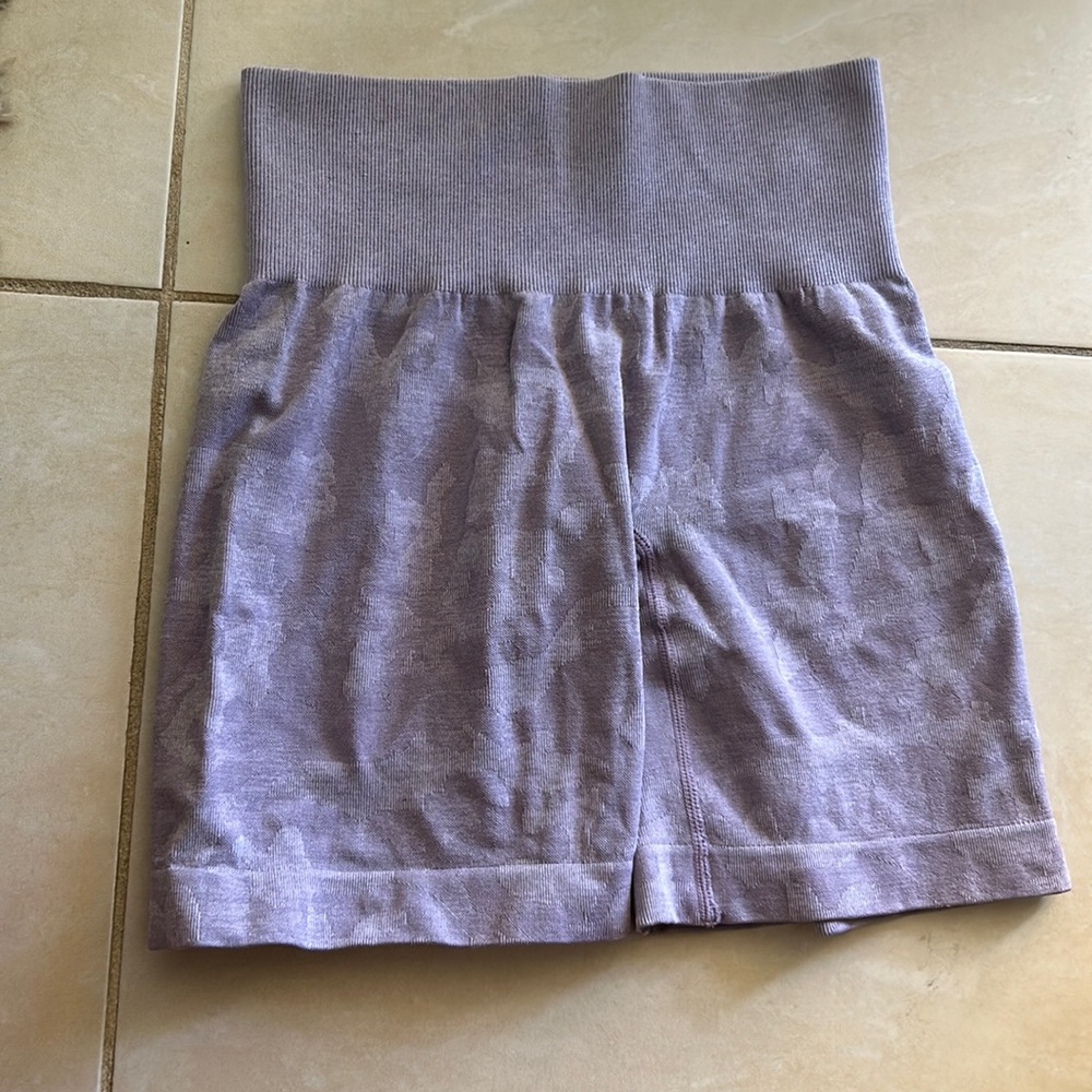Camo workout shorts